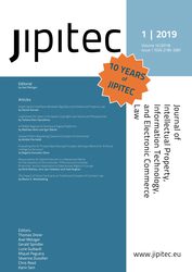 JIPITEC 10 (1) 2019