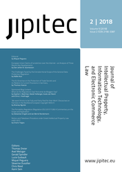 JIPITEC 9 (2) 2018