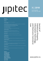 JIPITEC 9 (3) 2018