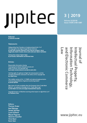 JIPITEC 10 (3) 2019