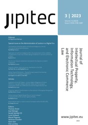 JIPITEC 14 (3) 2023