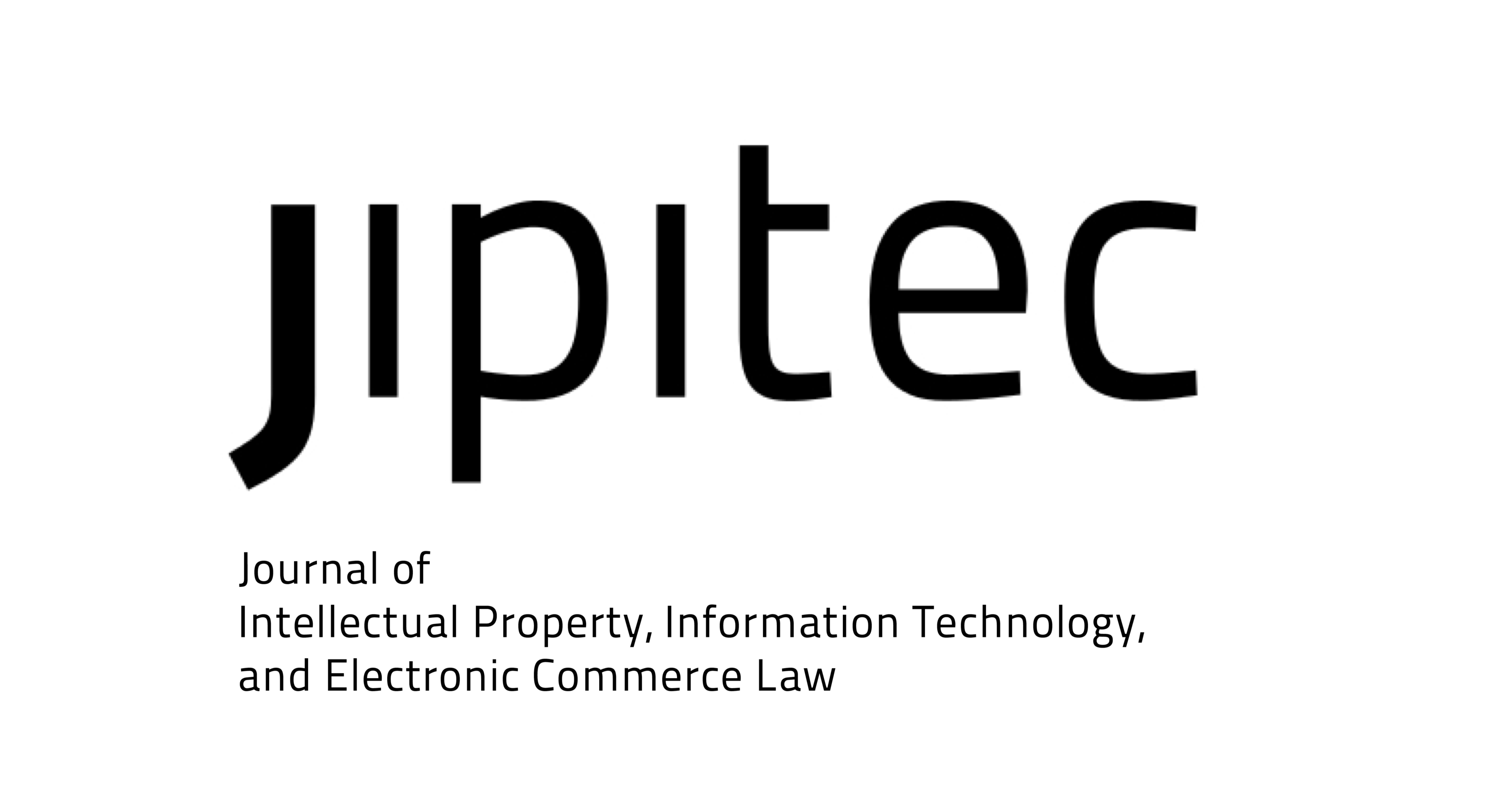JIPITEC Journal Of Intellectual Property Information Technology And 